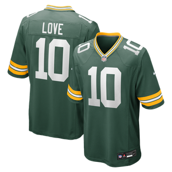 Men's Nike Jordan Love Green Green Bay Packers Game Jersey