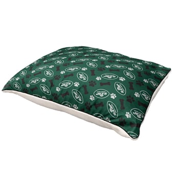 Pegasus  New York Jets 35" x 44" Bones Sherpa Pet Bed