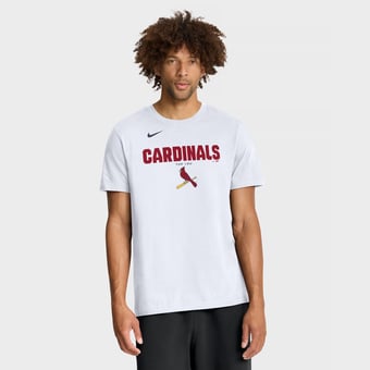 Men's Nike White St. Louis Cardinals Bold Team Name T-Shirt