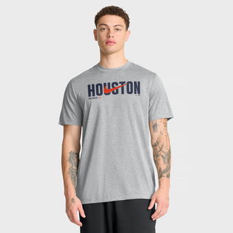 Men's Nike Heather Gray Houston Astros Swoosh Legend Dri-FIT T-Shirt