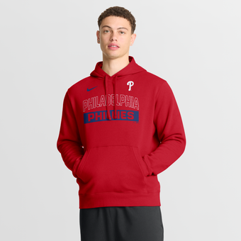 Men's Nike Red Philadelphia Phillies Primetime Club Hoodie