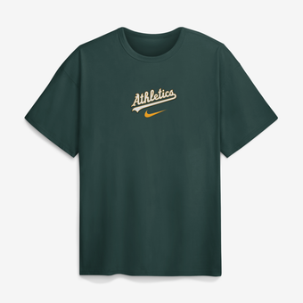 Men's Nike Green Athletics City Name Max90 T-Shirt