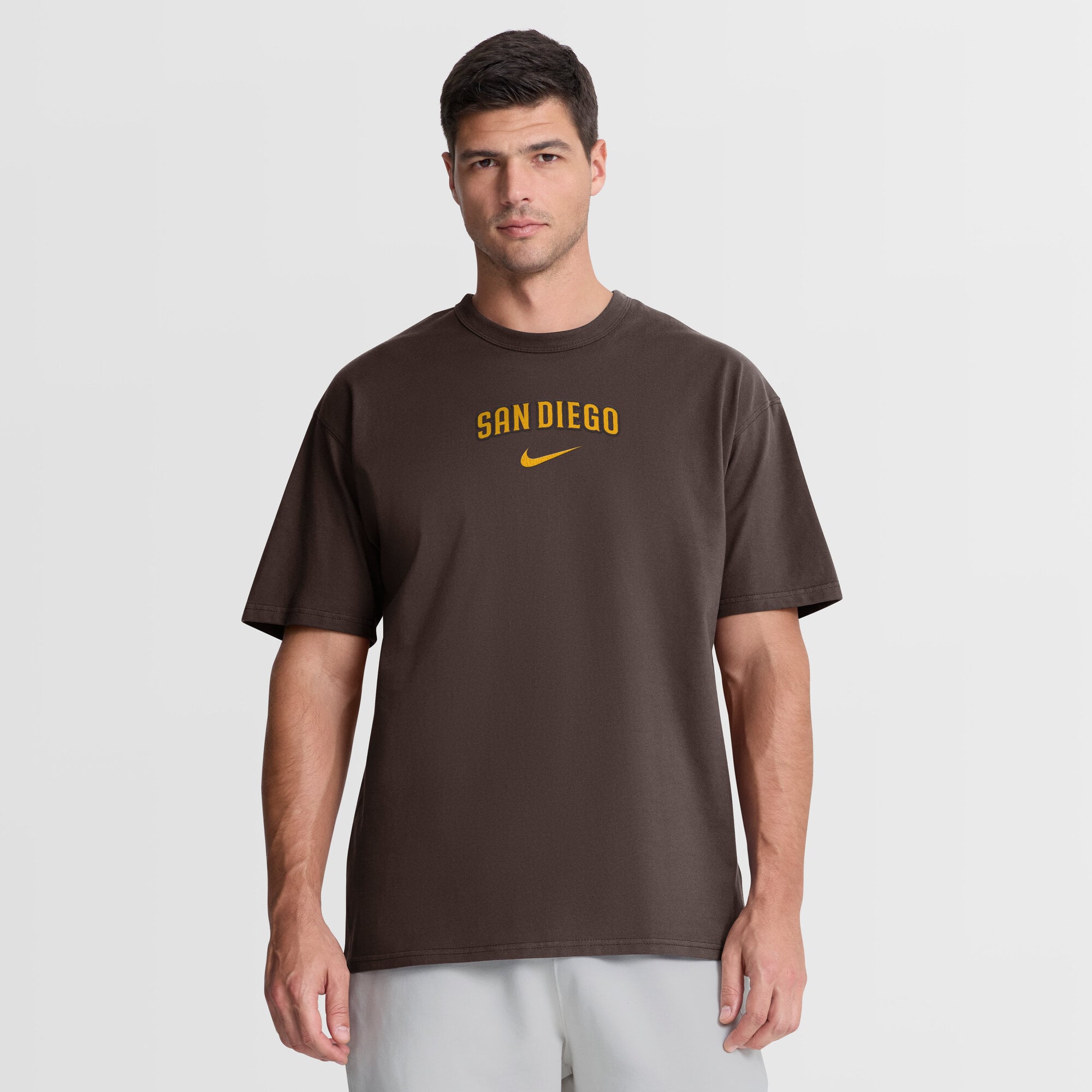 Men's Nike Brown San Diego Padres City Name Max90 T-Shirt