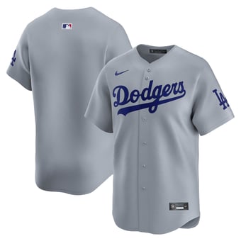 Men's Nike  Gray Los Angeles Dodgers Alternate Limited Jersey