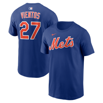 Men's Nike Mark Vientos Royal New York Mets Name & Number T-Shirt