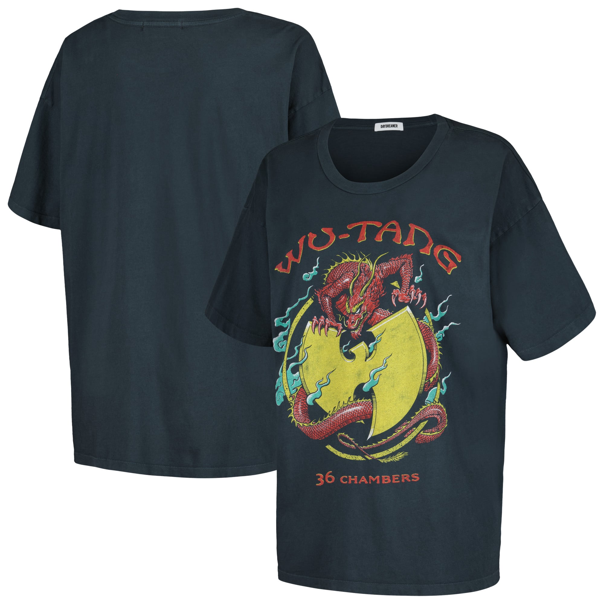Women's Daydreamer Charcoal Wu-Tang 36 Chambers Merch T-Shirt