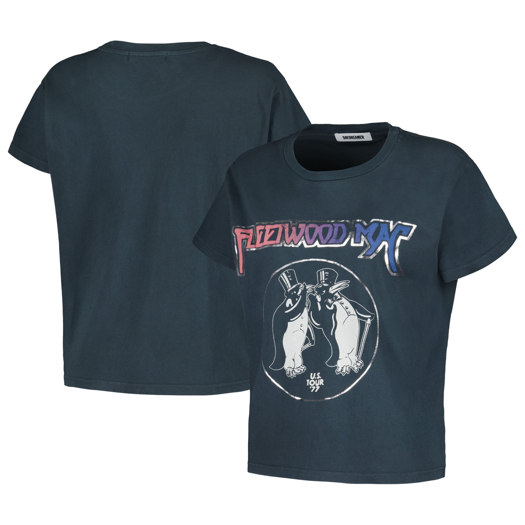 Women's Daydreamer Black Fleetwood Mac U.S. Tour 1977 Graphic T-Shirt