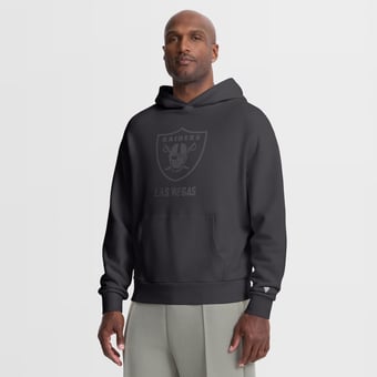 Men's Fanatics Black Las Vegas Raiders Oversized Type Play Location Hoodie