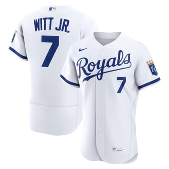 Men's Nike Bobby Witt Jr. White Kansas City Royals  Authentic Jersey