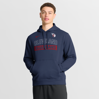 Men's Nike Navy Cleveland Guardians Primetime Club Hoodie