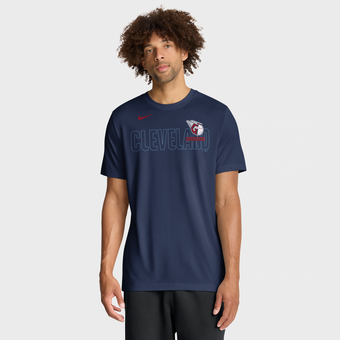 Men's Nike Navy Cleveland Guardians Knockout Team Legend Dri-FIT T-Shirt