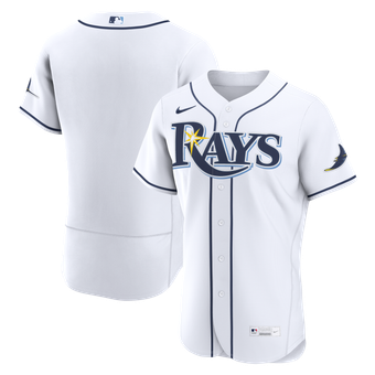 Men's Nike  White Tampa Bay Rays Home Authentic Jersey