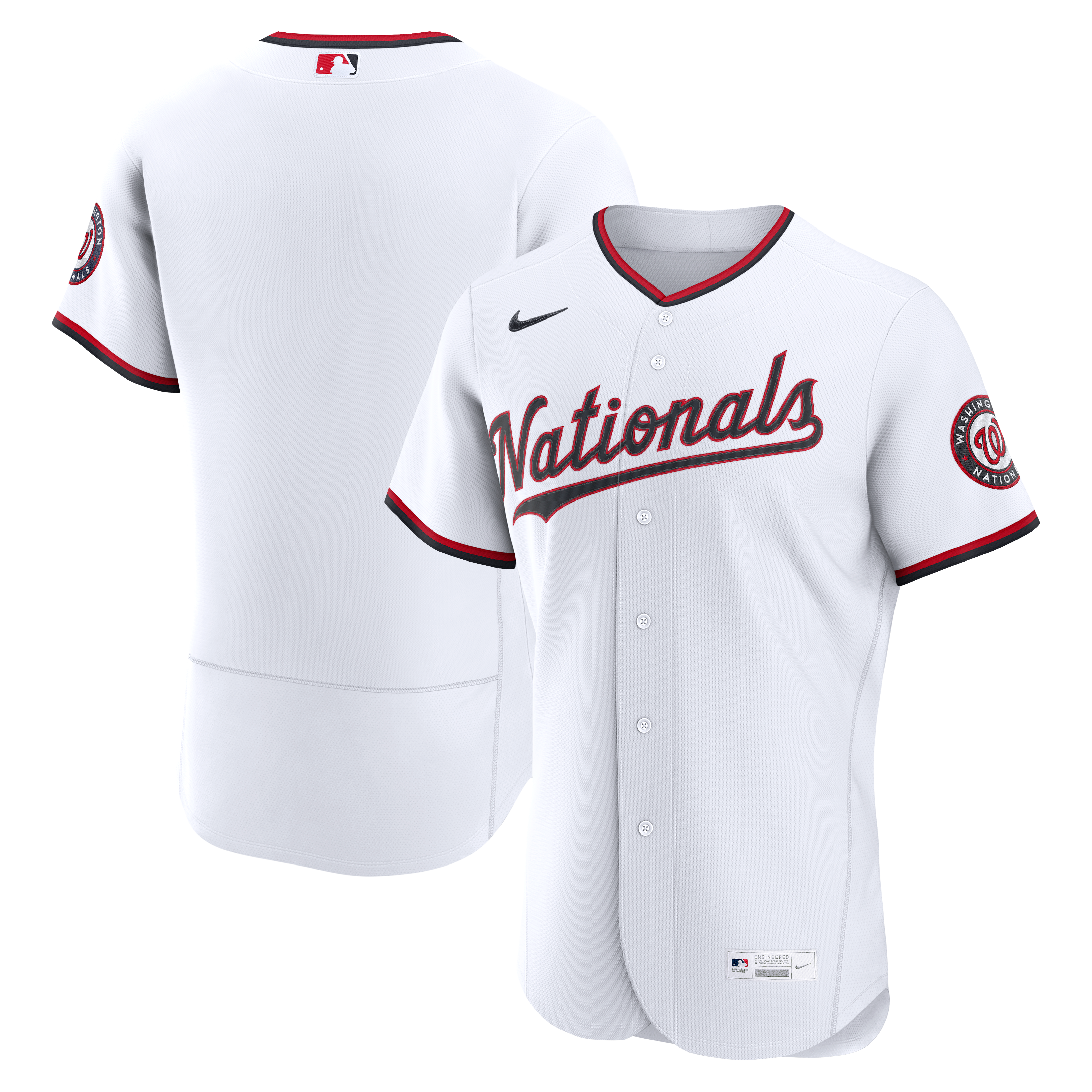 Men's Nike  White Washington Nationals Home Authentic Jersey