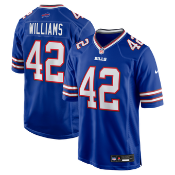 Men's Nike Dorian Williams Royal Buffalo Bills Home Game Jersey