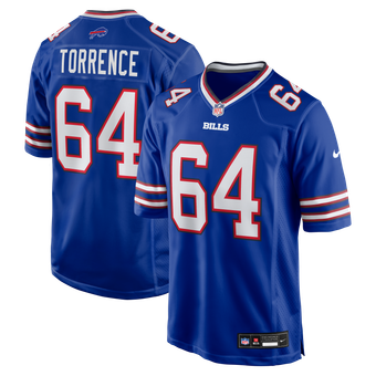 Men's Nike O'Cyrus Torrence Royal Buffalo Bills Home Game Jersey