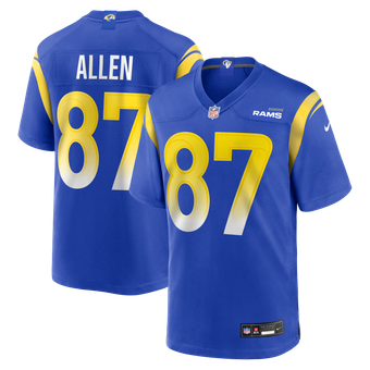 Men's Nike Davis Allen Royal Los Angeles Rams Home Game Jersey