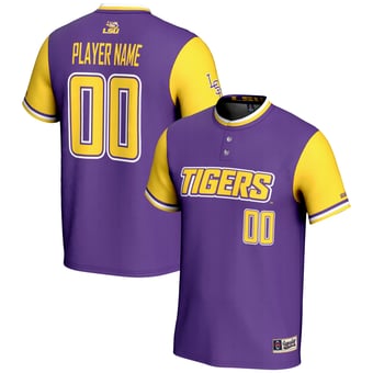 Unisex GameDay Greats Purple LSU Tigers NIL Pick-A-Player Lightweight Softball Jersey