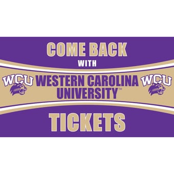 Western Carolina Catamounts 28" x 16" Come Back With Tickets Door Mat