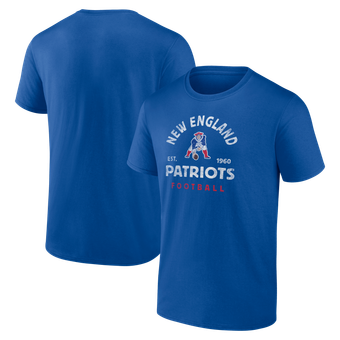 Men's Logo Athletic  Royal New England Patriots Vintage Arch T-Shirt