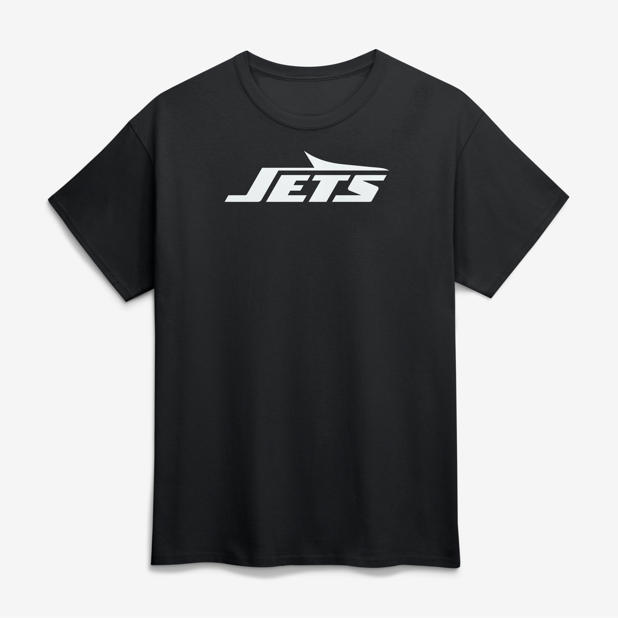 Men's Logo Athletic  Black New York Jets Primary Logo T-Shirt