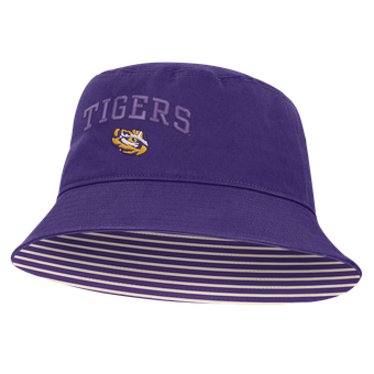 Unisex Nike Purple LSU Tigers Primetime Apex Bucket Hat