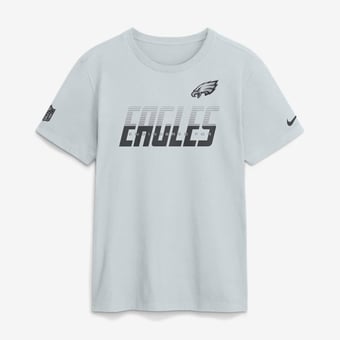 Men's Nike Platinum Philadelphia Eagles Sideline Dri-FIT T-Shirt