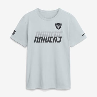 Men's Nike Platinum Las Vegas Raiders Sideline Dri-FIT T-Shirt