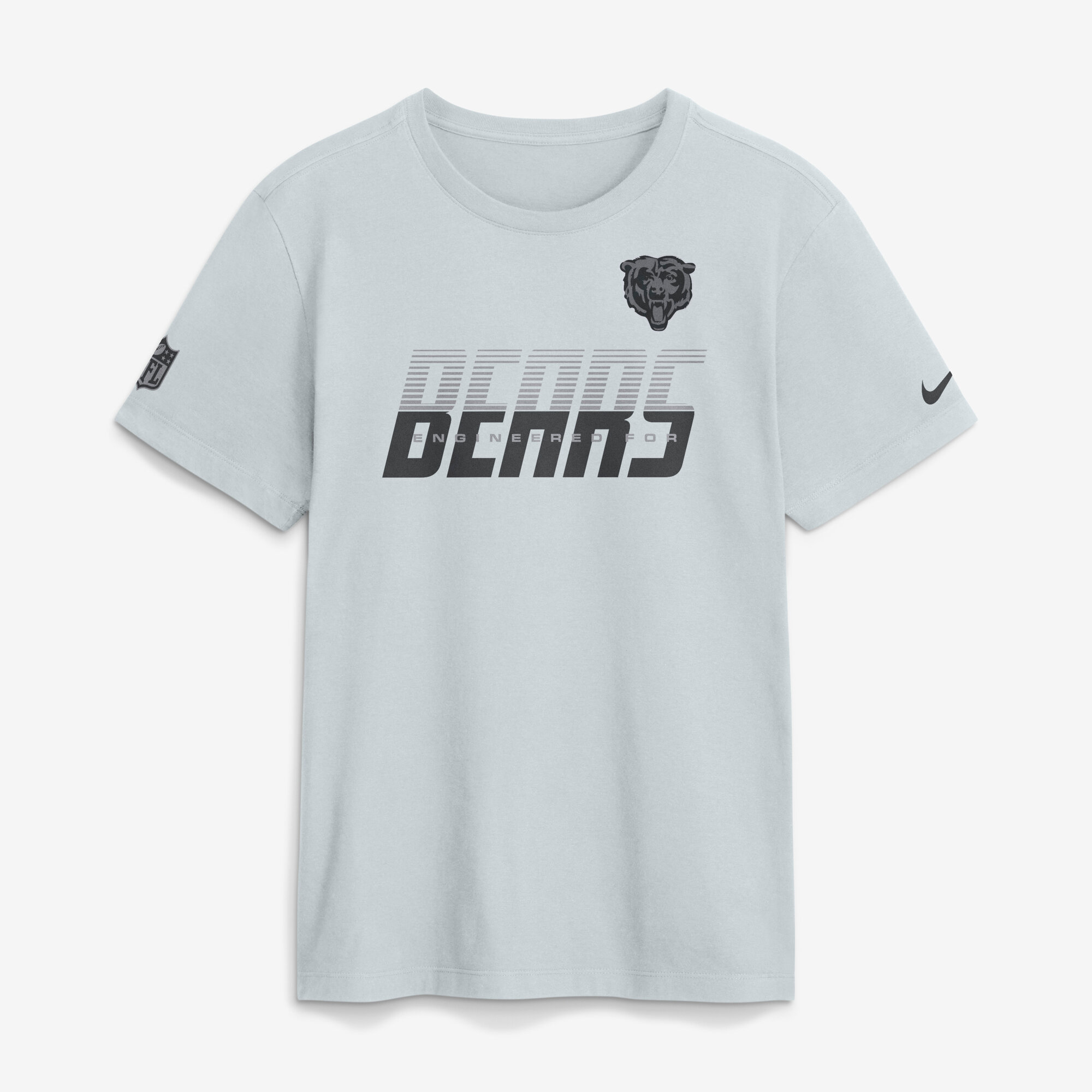 Men's Nike Platinum Chicago Bears Sideline Dri-FIT T-Shirt