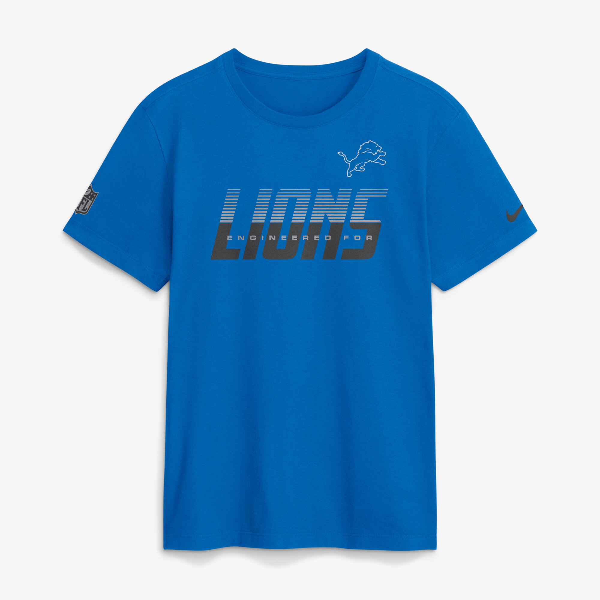 Men's Nike Blue Detroit Lions Sideline Dri-FIT T-Shirt