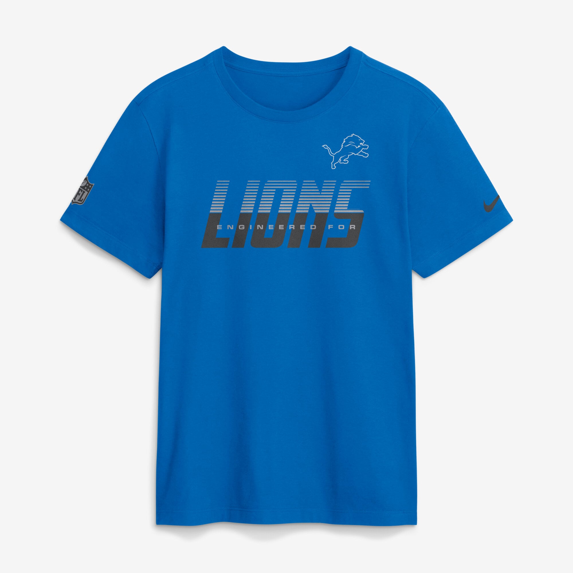 Men's Nike Blue Detroit Lions Sideline Dri-FIT T-Shirt
