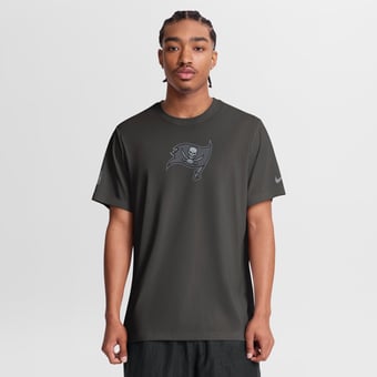 Men's Nike Pewter Tampa Bay Buccaneers Sideline Lead The Charge Legend Dri-FIT T-Shirt