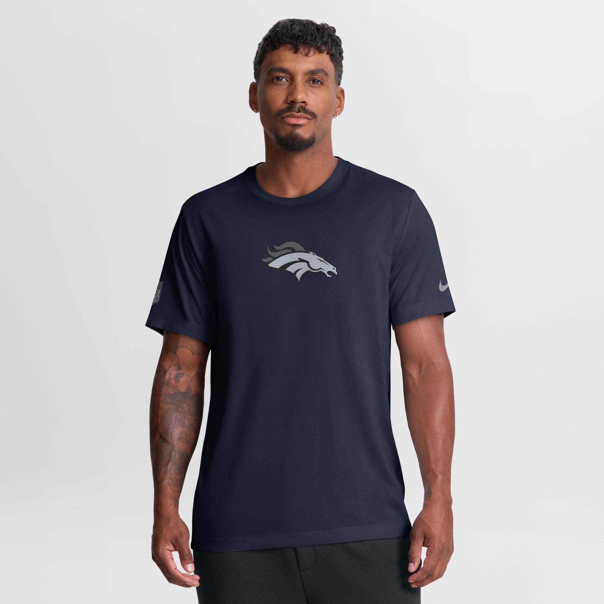Men’s Nike Navy Denver Broncos Sideline Lead The Charge Legend Dri-FIT T-Shirt Men’s Nike Navy Denver Broncos Sideline Lead The Charge Legend Dri-FIT T-Shirt