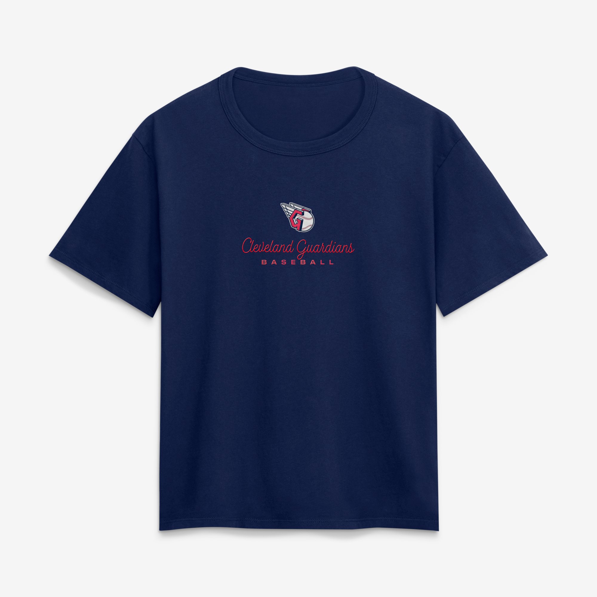 Women's Fanatics Navy Cleveland Guardians Legacy T-Shirt