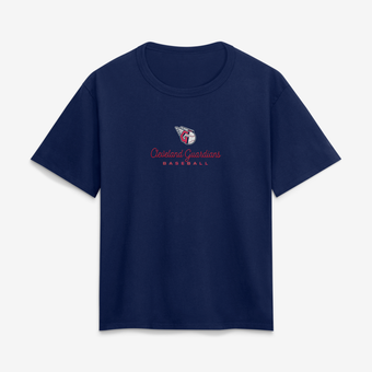 Women's Fanatics Navy Cleveland Guardians Legacy T-Shirt