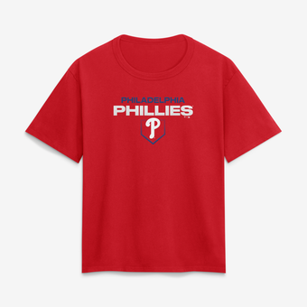 Women's Fanatics Athletic Red Philadelphia Phillies Legacy T-Shirt