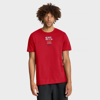 Men's Nike Red St. Louis Cardinals City Connect 2-Hit T-Shirt