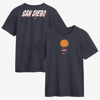 Men's Nike Obsidian San Diego Padres 2026 City Connect 2-Hit T-Shirt