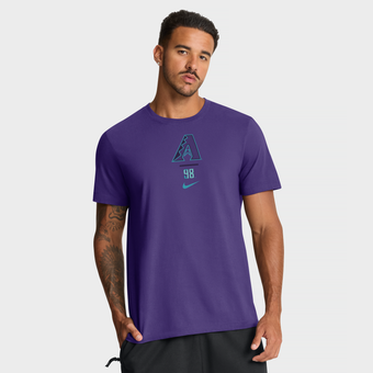 Men's Nike Purple Arizona Diamondbacks City Connect 2-Hit T-Shirt