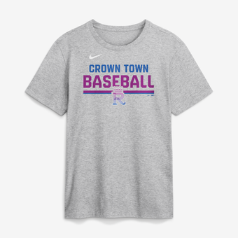 Men's Nike Heather Gray Kansas City Royals 2026 City Connect Stacked Team Phrase T-Shirt