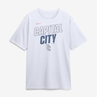 Men's Nike White Washington Nationals 2026 City Connect Team Phrase Script Dri-FIT T-Shirt
