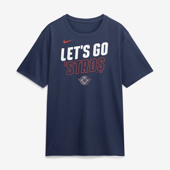 Men's Nike Navy Houston Astros 2026 City Connect Team Phrase Script Dri-FIT T-Shirt