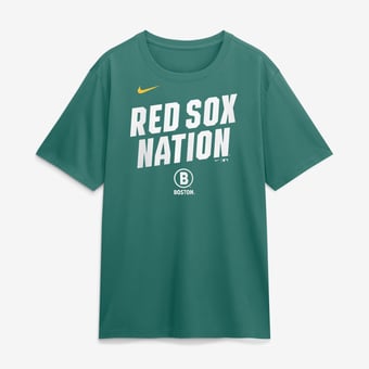 Men's Nike Green Boston Red Sox 2026 City Connect Team Phrase Script Dri-FIT T-Shirt