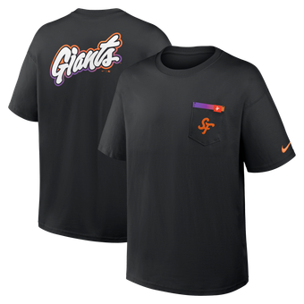 Men's Nike Black San Francisco Giants City Connect Max90 Pocket T-Shirt