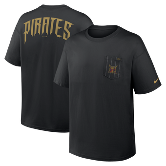 Men's Nike Black Pittsburgh Pirates City Connect Max90 Pocket T-Shirt