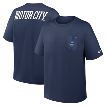Men's Nike Navy Detroit Tigers City Connect Max90 Pocket T-Shirt