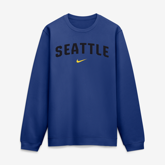 Men's Nike Royal Seattle Mariners City Connect Club Sweatshirt