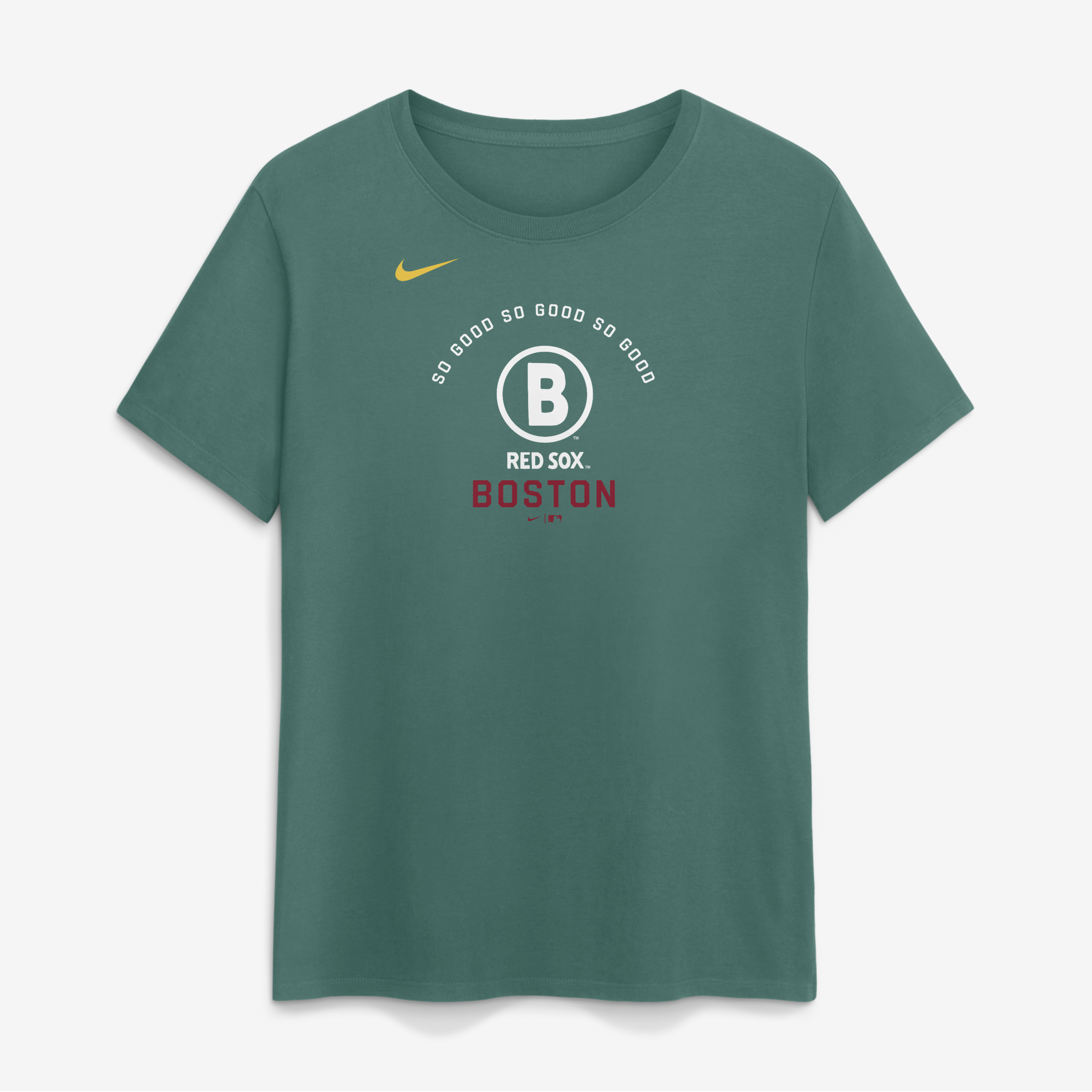 Women's Nike Green Boston Red Sox City Connect Arch T-Shirt