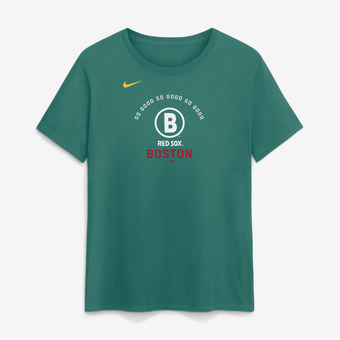 Women's Nike Green Boston Red Sox City Connect Arch T-Shirt