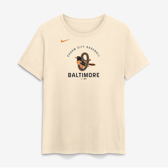 Women's Nike Cream Baltimore Orioles 2026 City Connect Arch T-Shirt