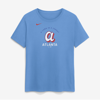 Women's Nike Powder Blue Atlanta Braves 2026 City Connect Arch T-Shirt